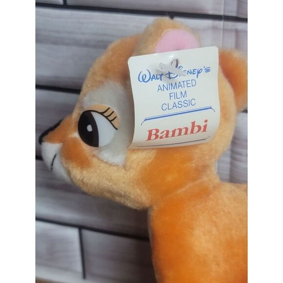 Vintage Walt Disney BAMBI Animated Film Classic 7” PLUSH Stuffed Animal toy #A44 - Picture 2 of 8